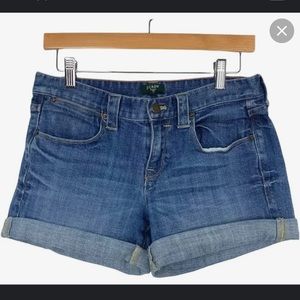 J crew denim shorts